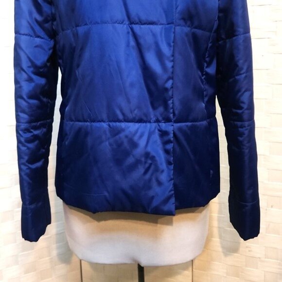Brilliant Blue Lightweight Puffer Jacket by Simply Vera Vera Wang - Size XS - Picture 6 of 10